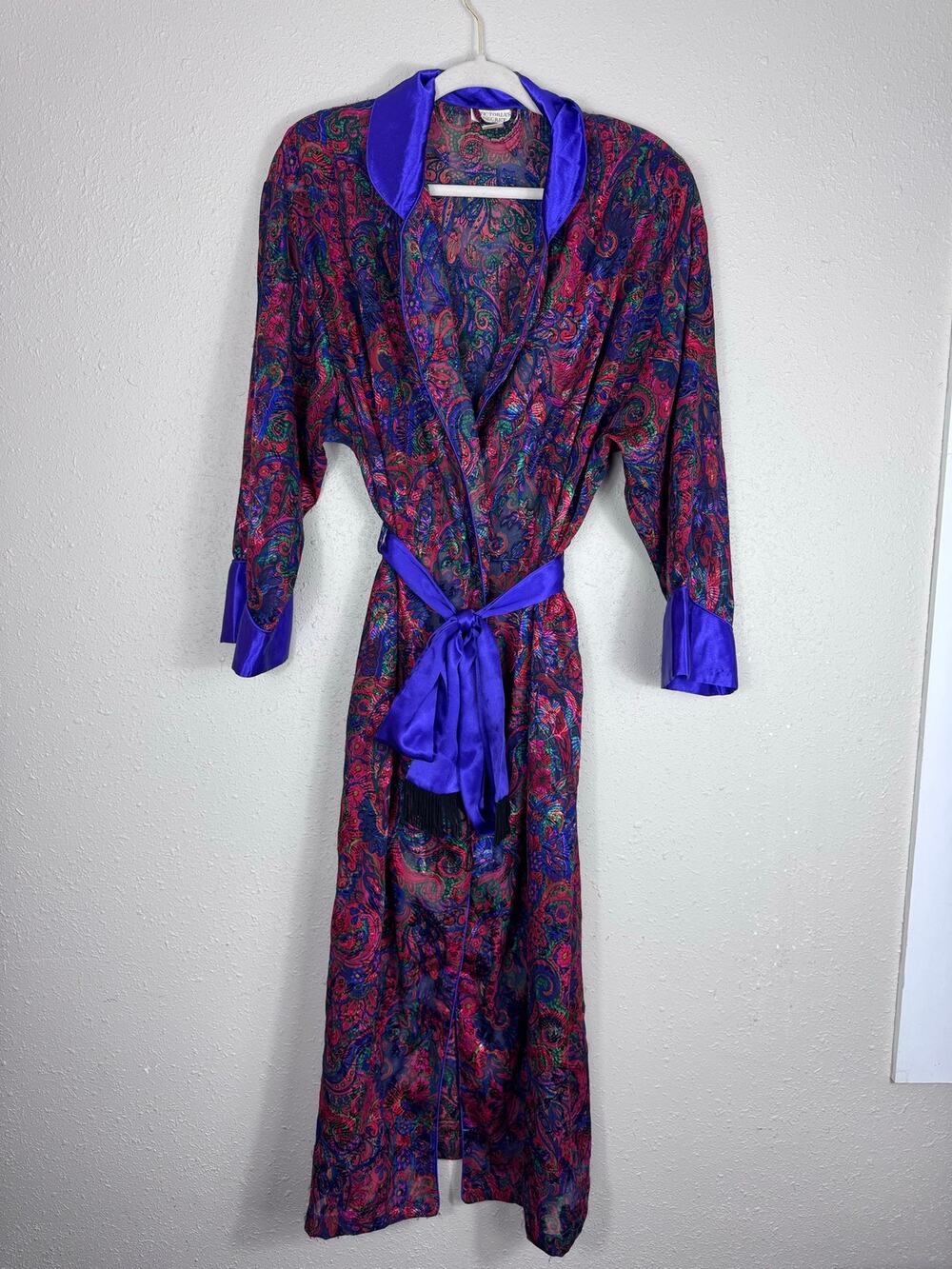Vintage Victoria's Secret Gold Label Robe Size M/L